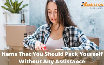 Items That You Should Pack Yourself Without Any Assistance