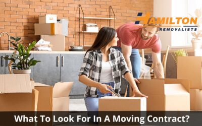 What To Look For In A Moving Contract?